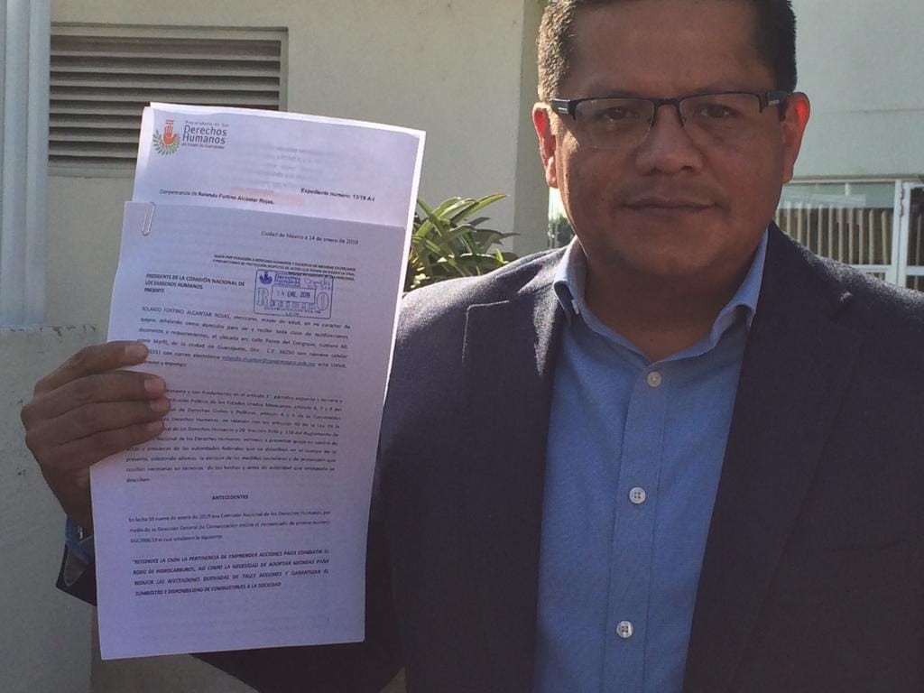 Interpone Rolando Alcántar queja ante PDHG porque desabasto de gasolina frena desarrollo