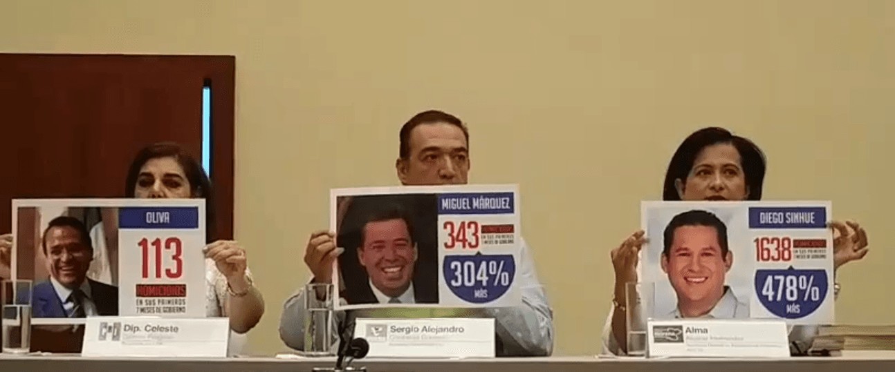 Bloque por la Paz, responsabiliza a gobernador de inseguridad