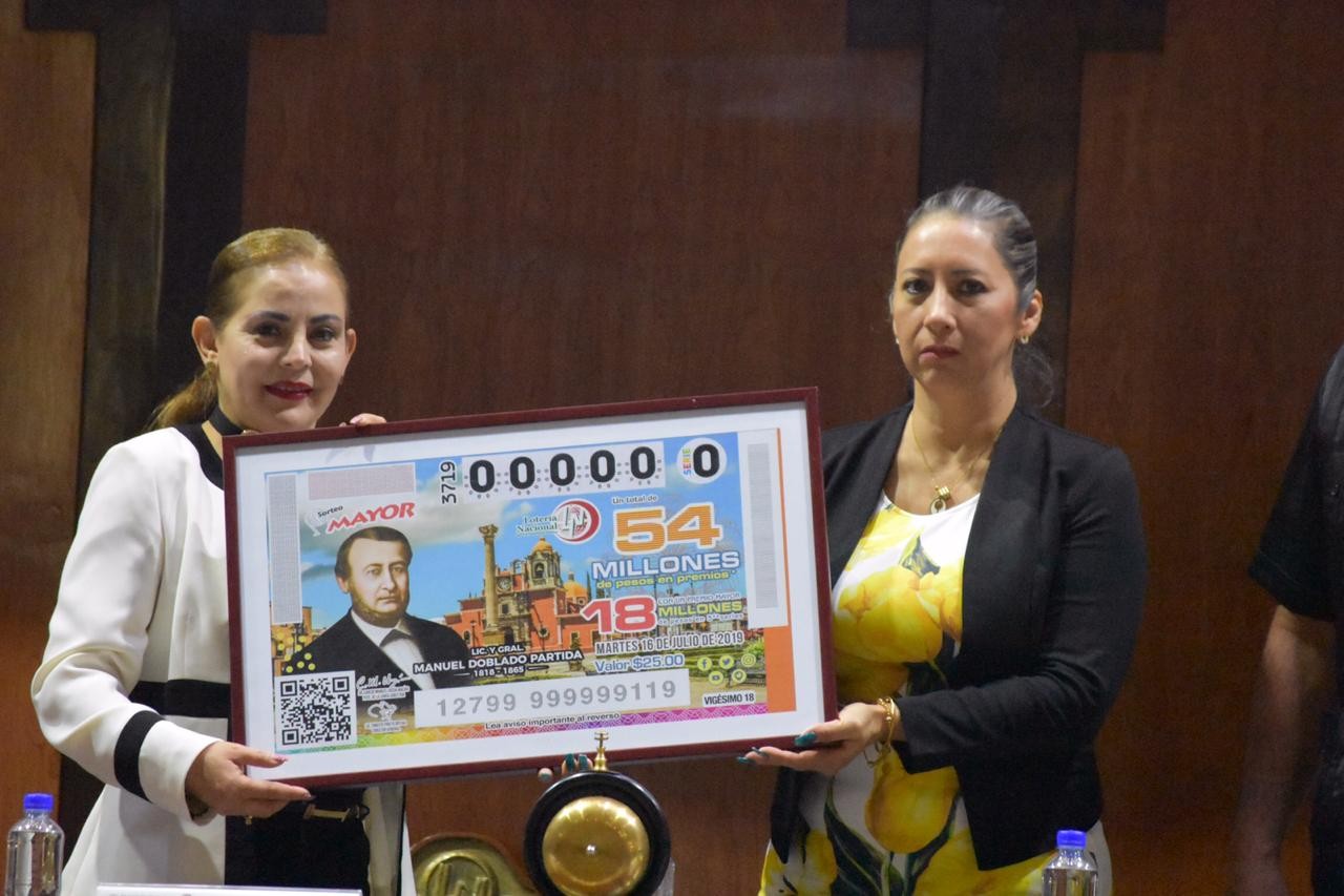 Emite Lotería Nacional billete en honor a Manuel Doblado Partida