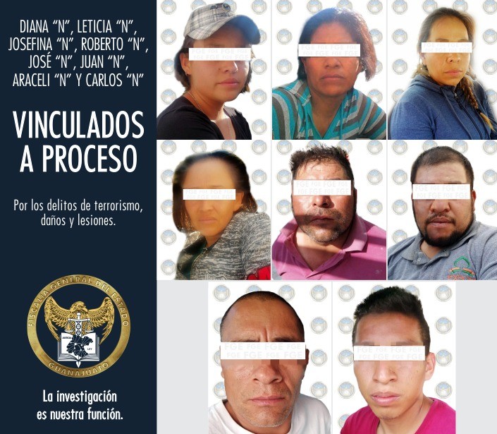 Acusan de terroristas a ocho personas por bloquear autopista Salamanca-Celaya