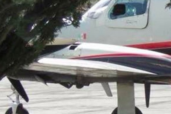 Asaltan avioneta y se llevan 800 mil pesos de programas federales