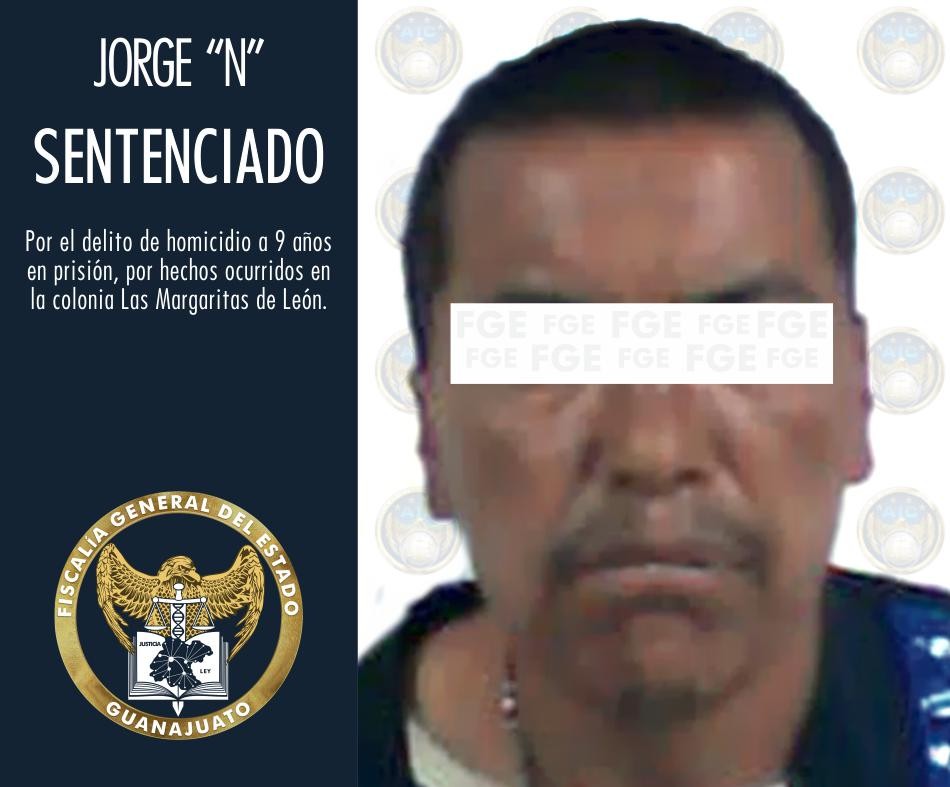 Sentencian a homicida a nueve años de prisión