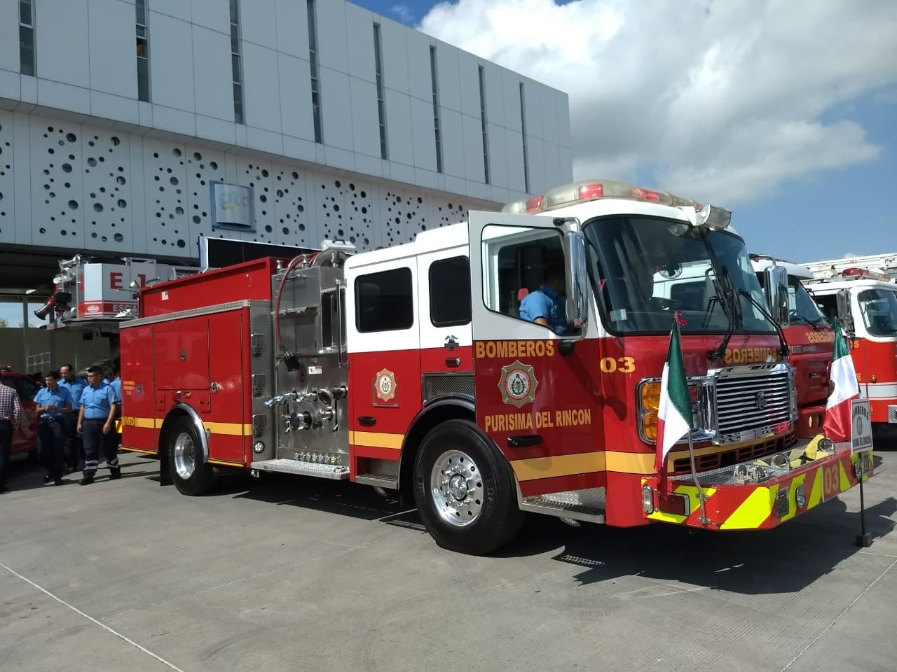 Se realiza Centro de Capacitación de Bomberos, pero sin escrituras