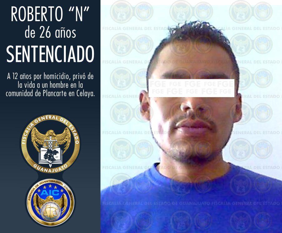 Condenan a 12 años a homicida de Celaya