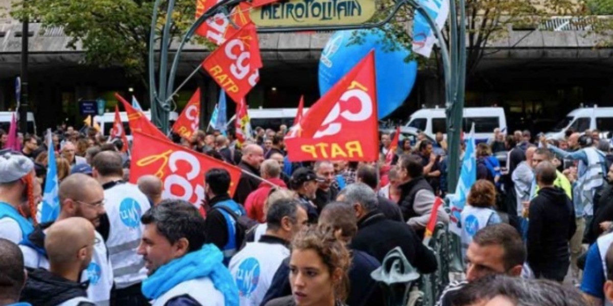París colapsa por huelga masiva de transporte público