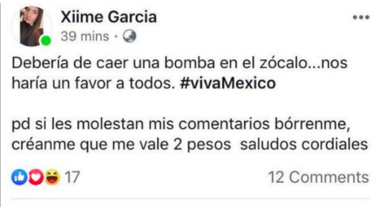 Sugiere empleada de Interjet dejar caer bomba en el Zócalo; ya la investigan