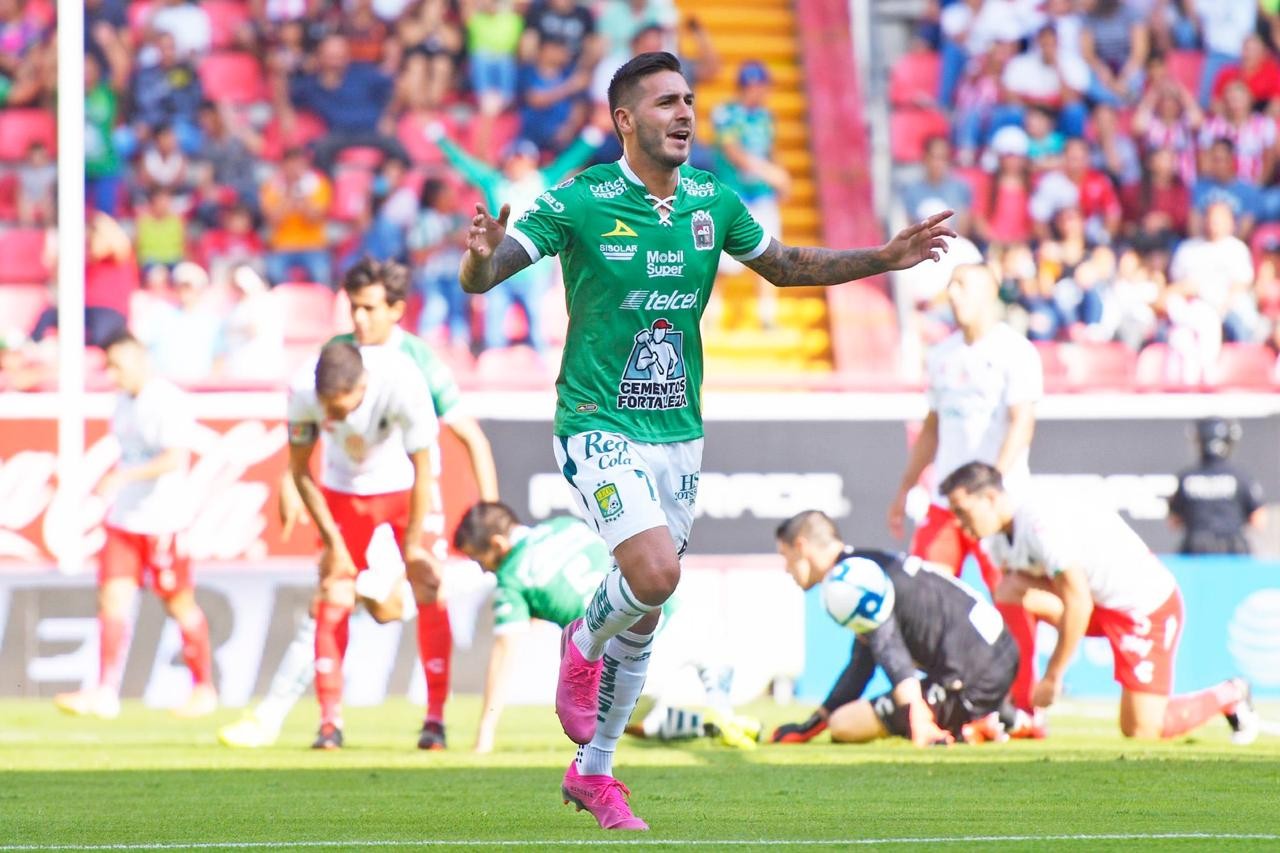 En partidazo, León golea a Necaxa en su visita a Aguascalientes