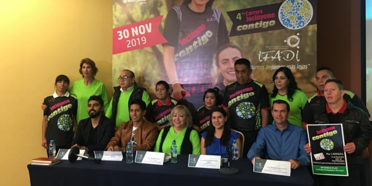 Carrera Inclúyeme Contigo busca promover relaciones las relaciones humanas: Red IFADI