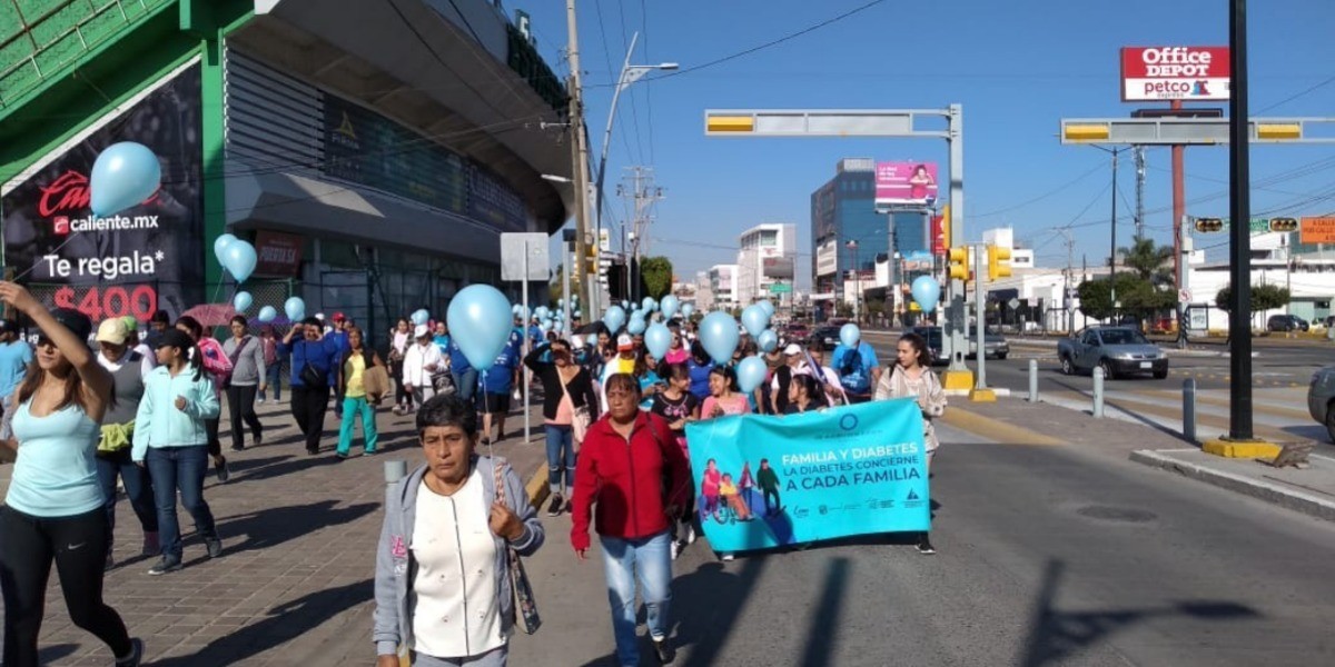 Caminan contra la diabetes en León