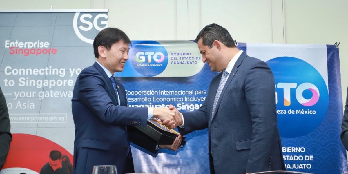 Firman Carta para dos proyectos entre Guanajuato y Singapur
