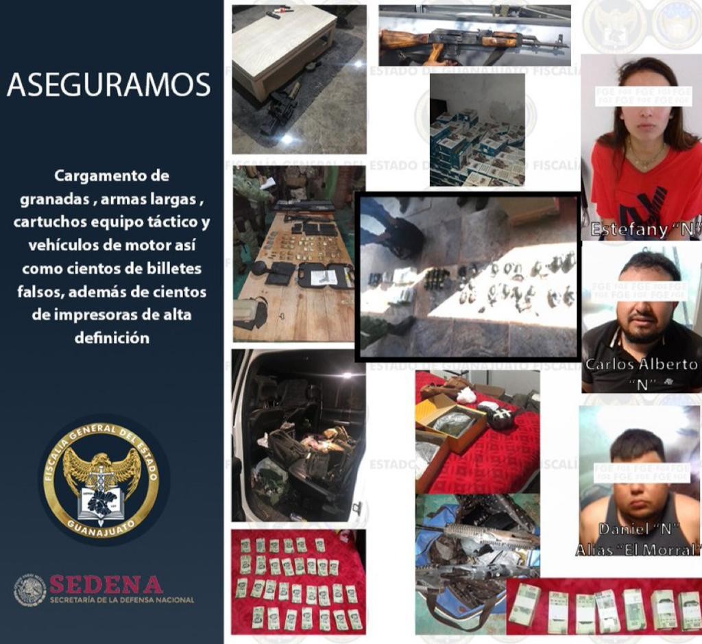 Hay tres detenidos del operativo en zona Laja-Bajío