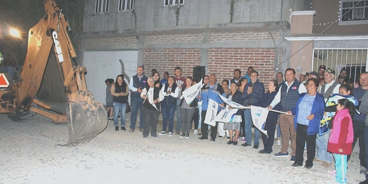 Comienza pavimentación de calle Lerdo de Tejada
