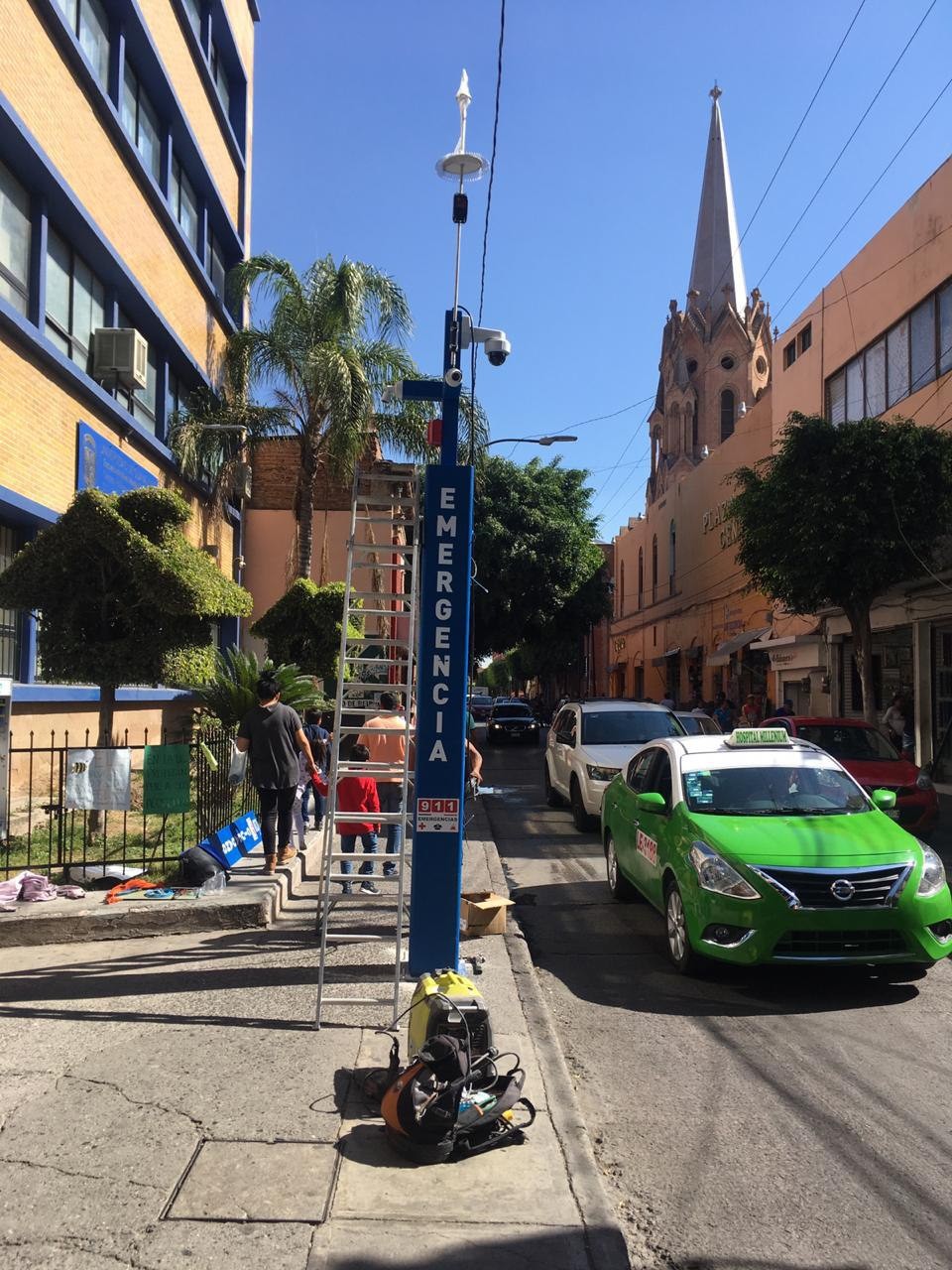 Coloca SSP postes de enlace ciudadano por exigencia de estudiantes de la UG