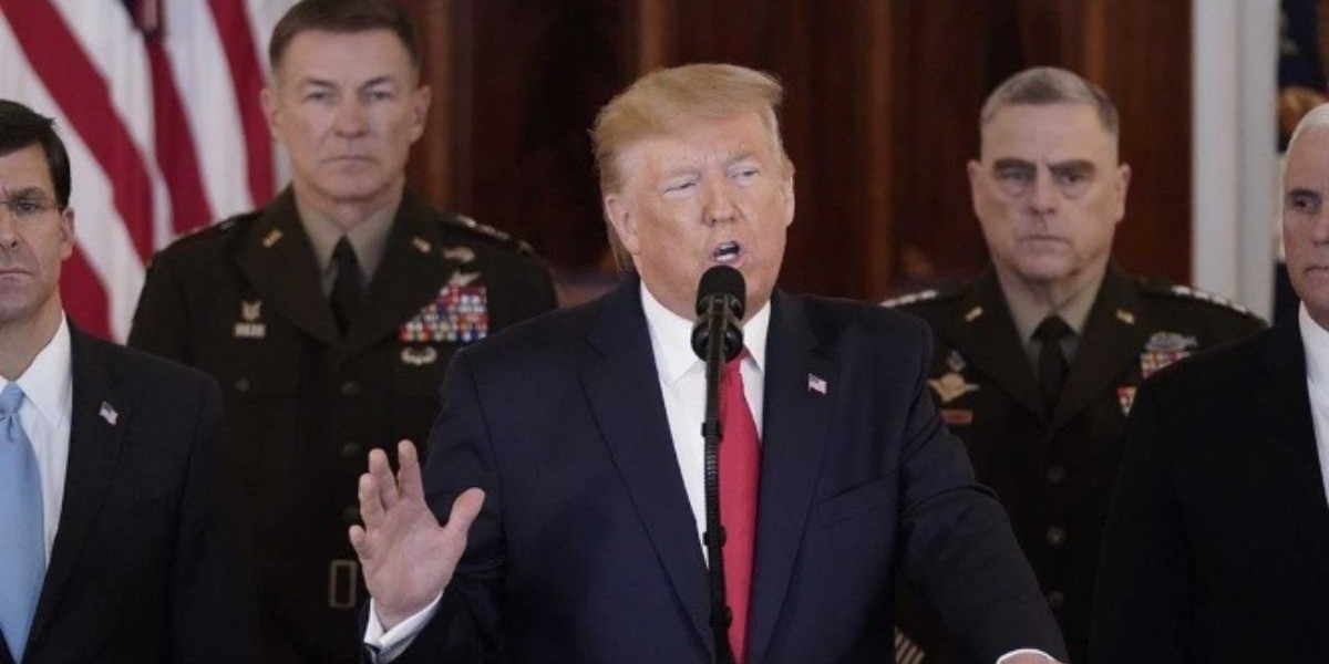Descarta Trump escalada militar contra Irán y anuncia más sanciones
