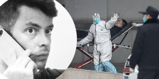 Pide mexicano apoyo para salir de Wuhan