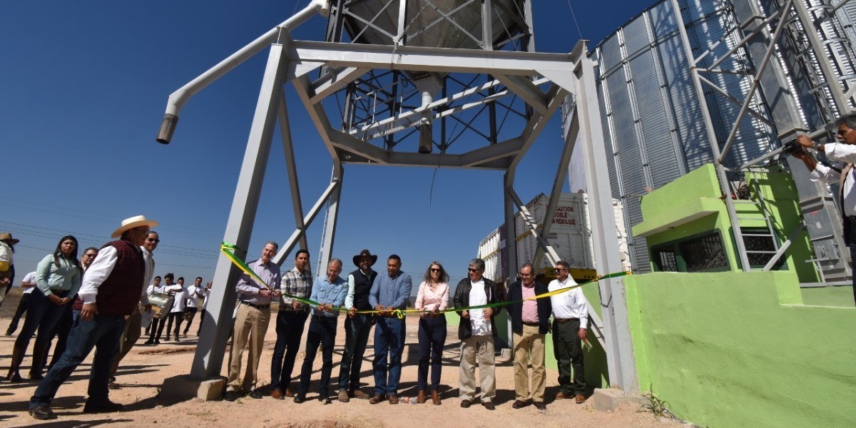 Ponen en marcha planta de acopio y almacenamiento de granos en San Francisco