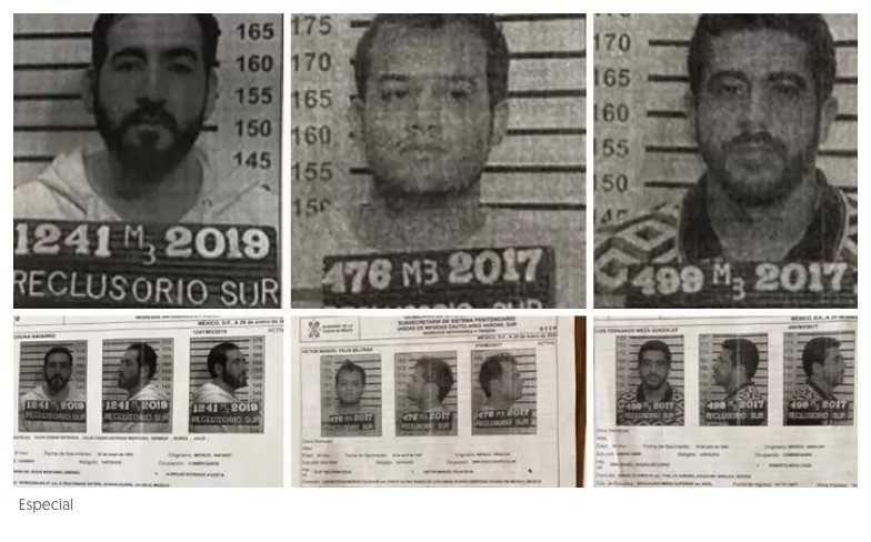 Se fugan tres reos de Reclusorio Sur, eran del Cártel de Sinaloa