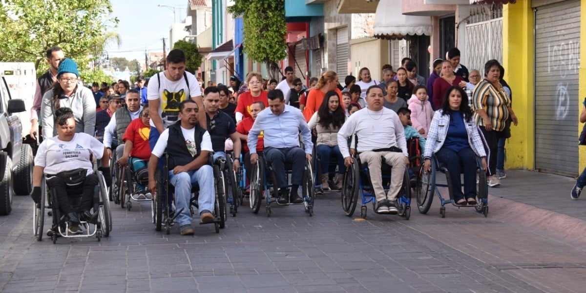 Hacen rodada por la inclusión en Purísima