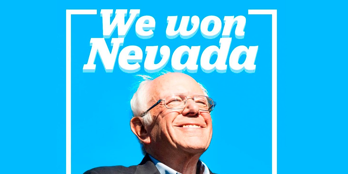 Bernie Sanders logra triunfo decisivo en Nevada