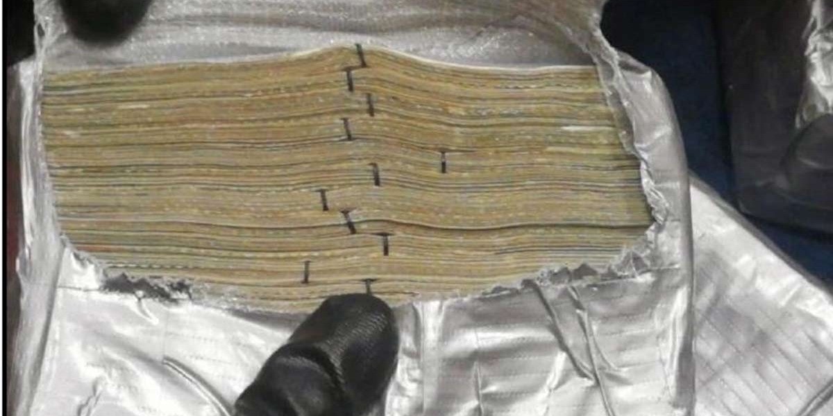 Detectan en autobús ¡5 millones de pesos con rayos X!