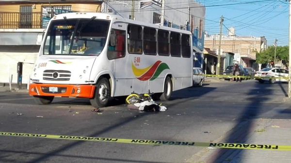 Atropella camión a motociclista
