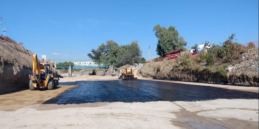 Avanza el revestimiento del Río de los Gómez