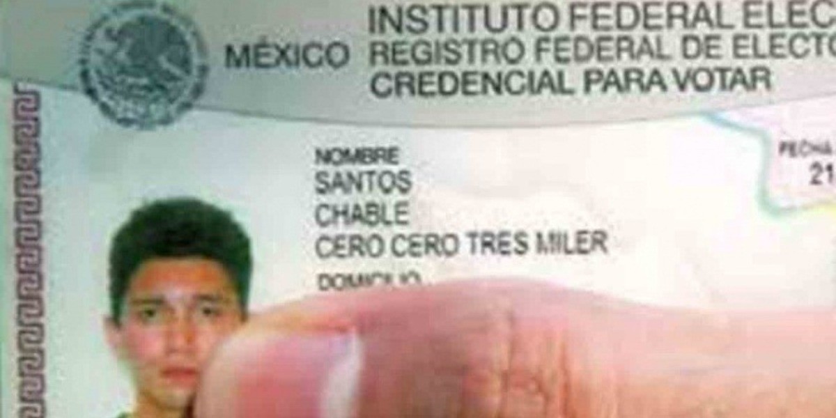 Es Cero Cero Tres, el mexicano con el nombre más raro