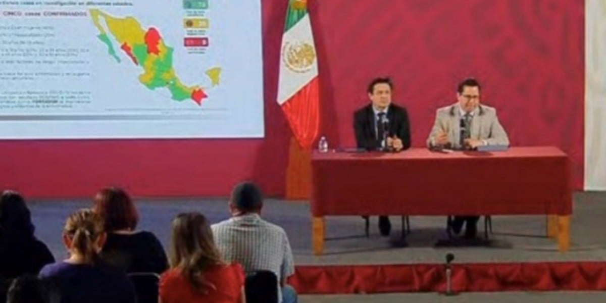 Se mantiene México con 5 casos confirmados de coronavirus