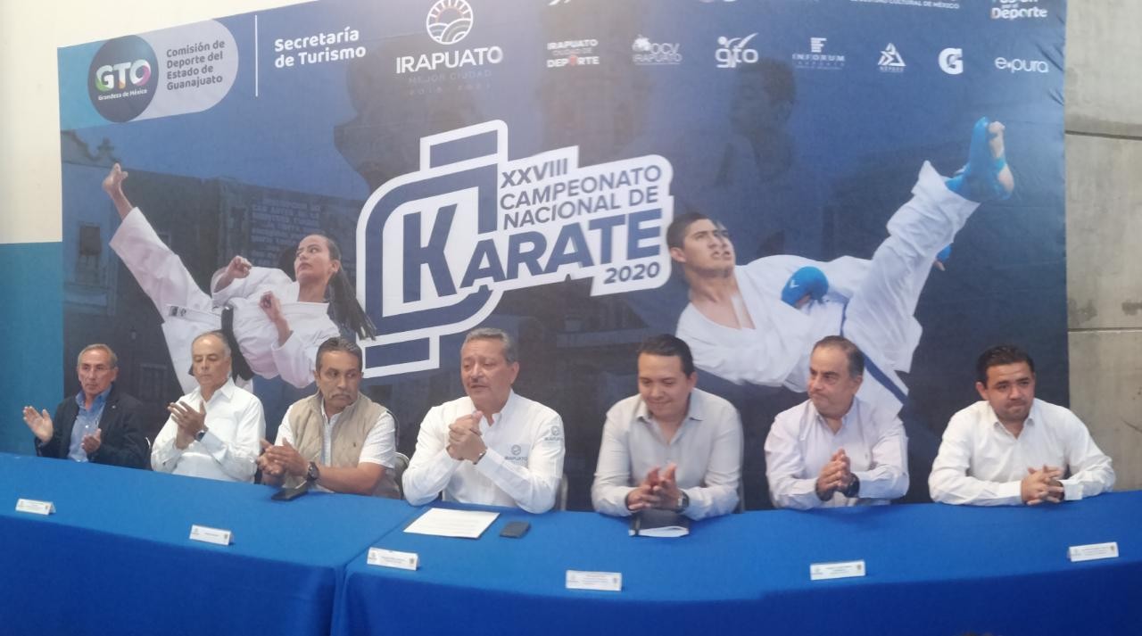 Presentan Campeonato Nacional de Karate en Irapuato