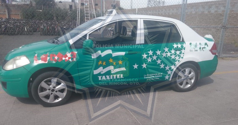 Recuperan en San Cristóbal taxi robado en León