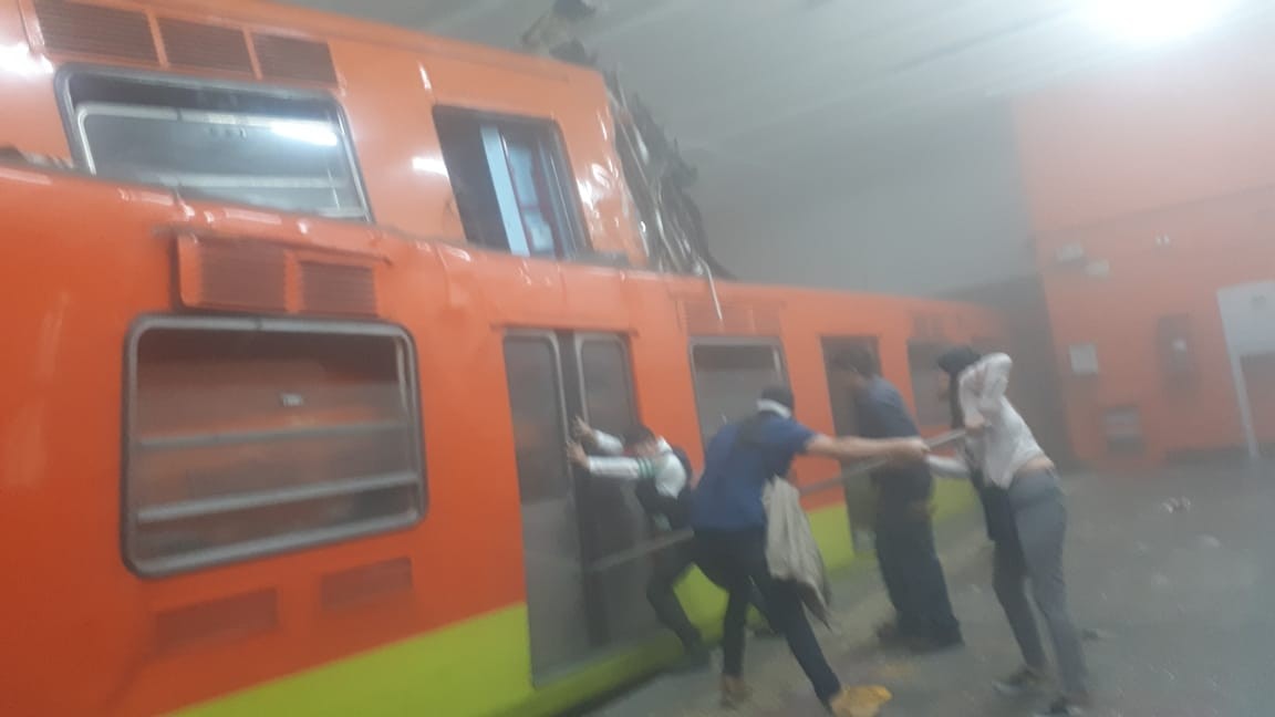 Choque de trenes del Metro deja 41 lesionados y 1 muerto