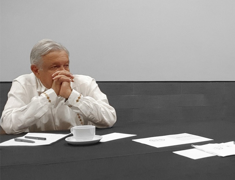 Pide AMLO a Trump acelerar T-MEC