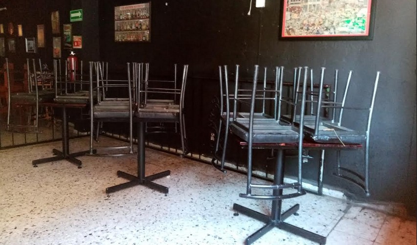 Cierran bares y restaurantes de la Madero y Pedro Moreno