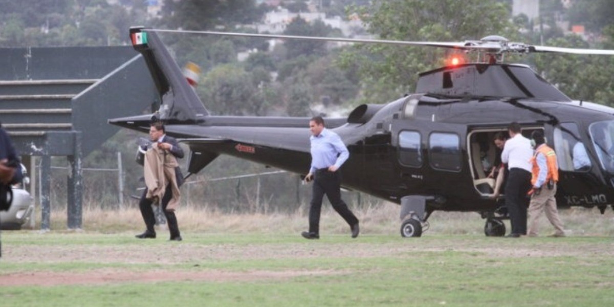 Helicóptero de los Moreno Valle, ya tenía fallas: SCT
