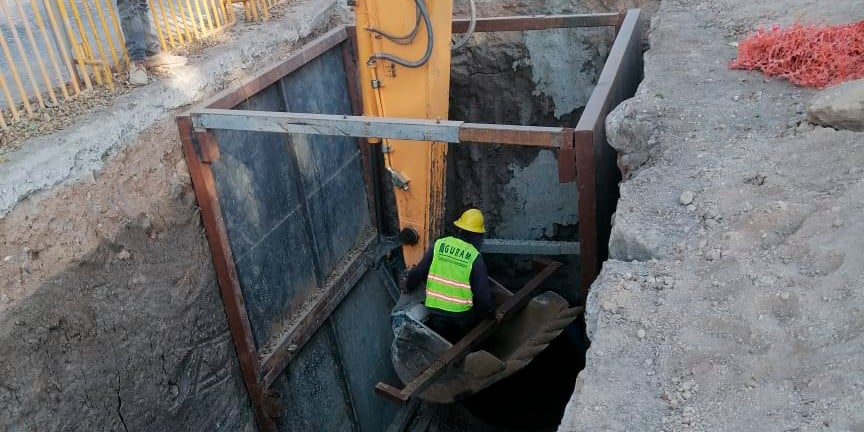 Sapal intensifica rehabilitación del colector sanitario El Muerto