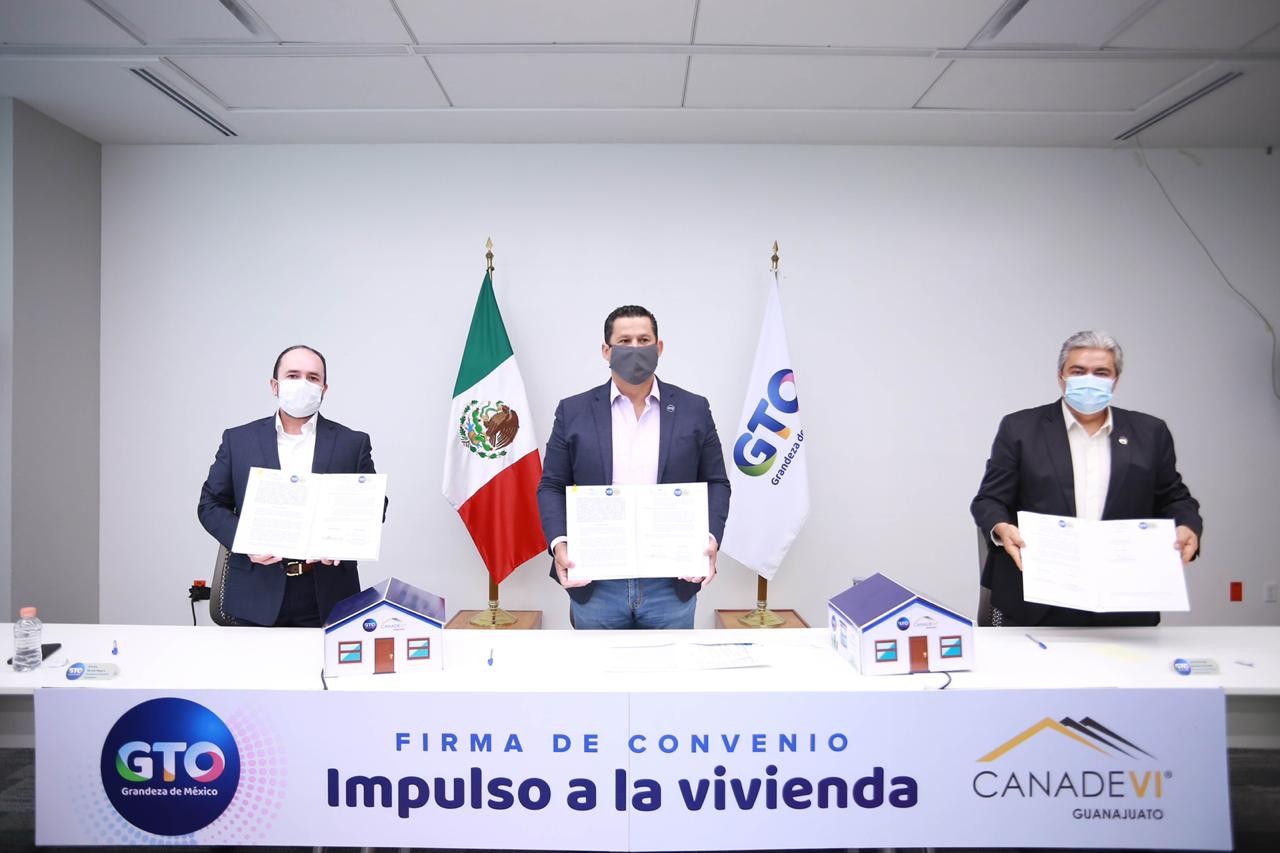 Firma gobierno estatal convenio con Canadevi