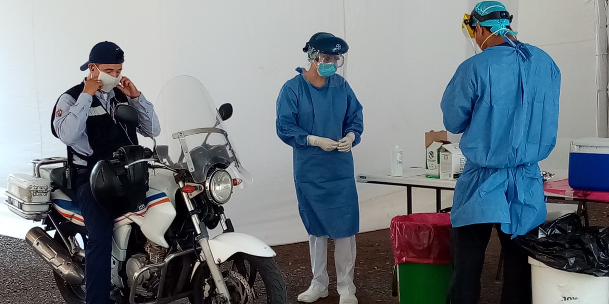 Acude personal de municipio a realizarse pruebas de coronavirus