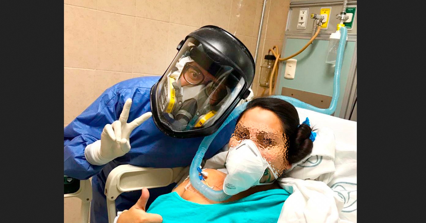 Sobreviven embarazada y bebé a Covid-19