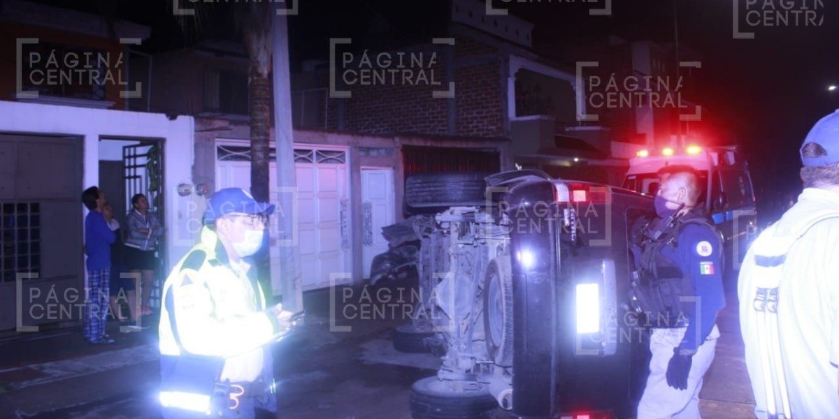 Vuelca en Paseo de la Cima