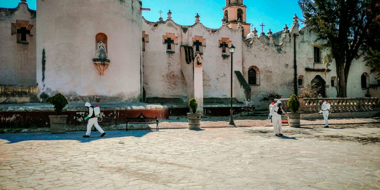 Sanitizan zona rural y urbana de San Miguel de Allende