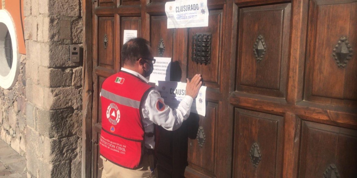 Clausuran hotel en San Miguel de Allende por ignorar cuarentena