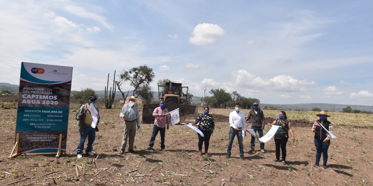 Inicia construcción de bordos en San Francisco del Rincón