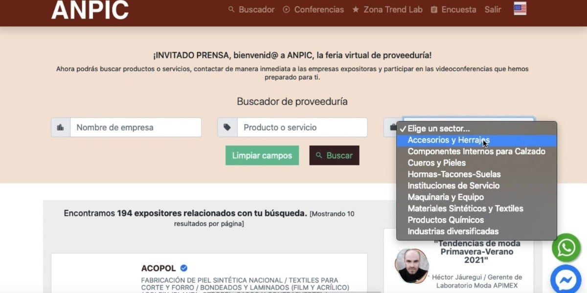 ANPIC Virtual supera expectativas durante el primer día