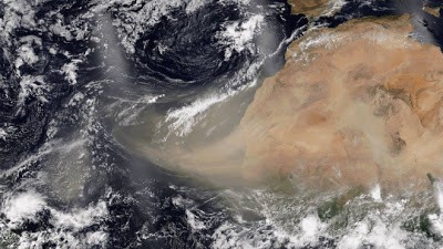 Llega a México la nube de polvo del Sahara