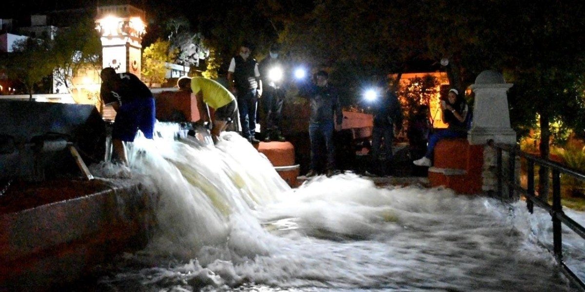 Desfogan la Presa de la Olla en la capital por seguridad
