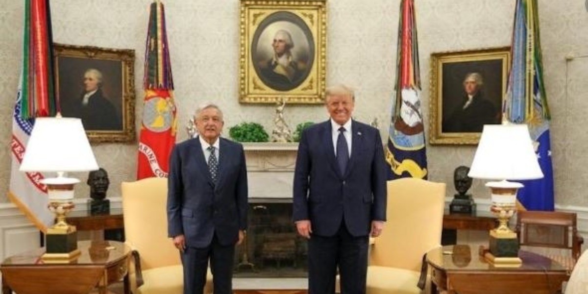 Trump dice estar “encantado de tener con nosotros a AMLO”