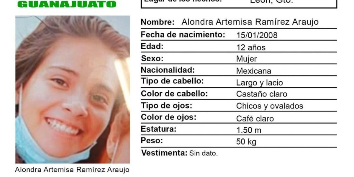 Hallan en San Luis Potosí a menor desaparecida León