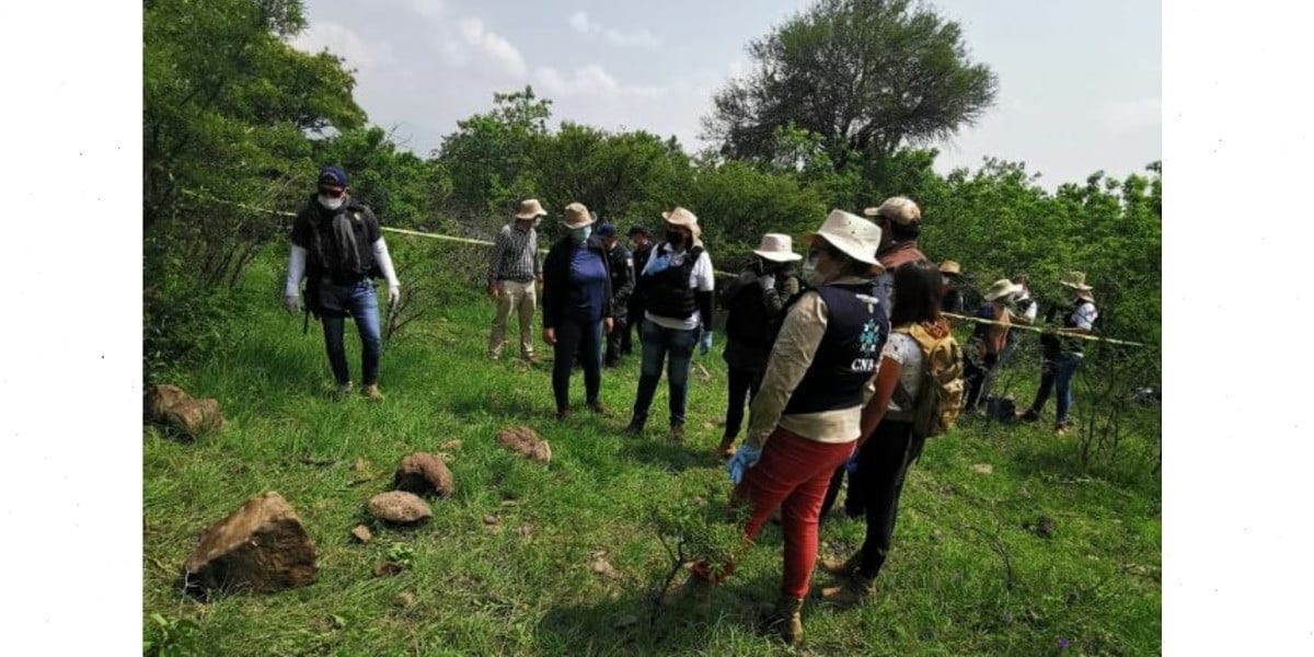 Familiares de personas desaparecidas participaron en búsqueda de campo