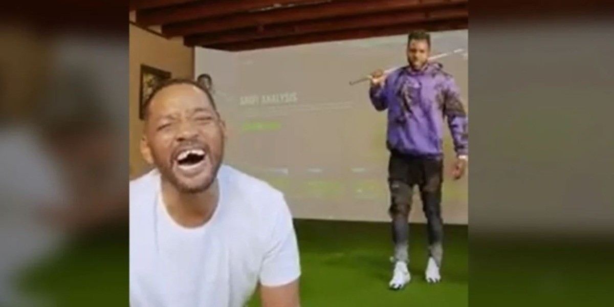 Will Smith se queda sin dientes jugando golf con Derulo
