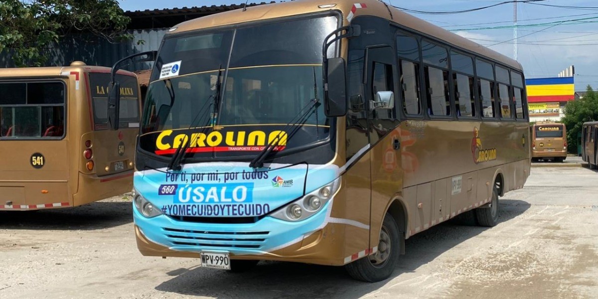 Replican en Colombia campaña de cubrebocas gigantes de 'orugas'